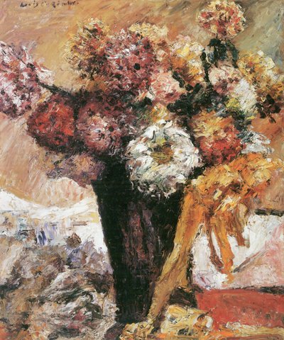 Chrysanten II door Lovis Corinth